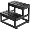 thumbnail image 1 of Wooden Step Stools for Adults Kids, Heavy Duty Stepping Stools Wooden Bed Step Stools for High Beds,  Bedside Foot Stool  Capacity, Kitchen, Bed, RVS Step,, 1 of 16