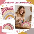 thumbnail image 1 of Wooden Storage Box Desk Organizer Pen Holder for Home Study Room, Decorative Desktop Stationery Caddy, Unique Gift for Students Back to Supplies G, 1 of 5