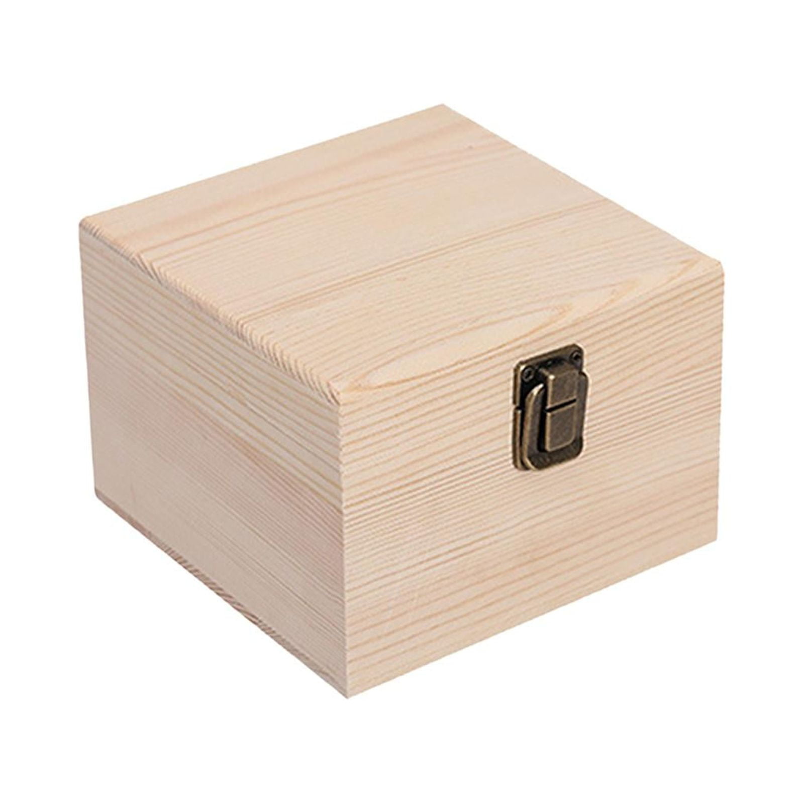 Wooden Box with Lid, Wood Storage Box ,Decorative Boxes with Lid