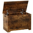 thumbnail image 1 of Wooden Storage Chest Bench Trunk Rust Brown Clothes Toy Box Hall Bedroom Home, 1 of 19