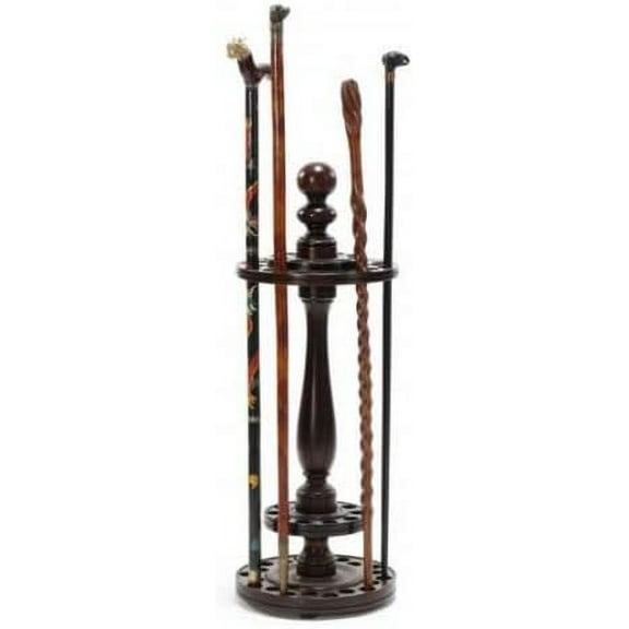 Wooden Storage Rack for Walking Canes Sticks Golf Entry Way Home Decor Display Gift