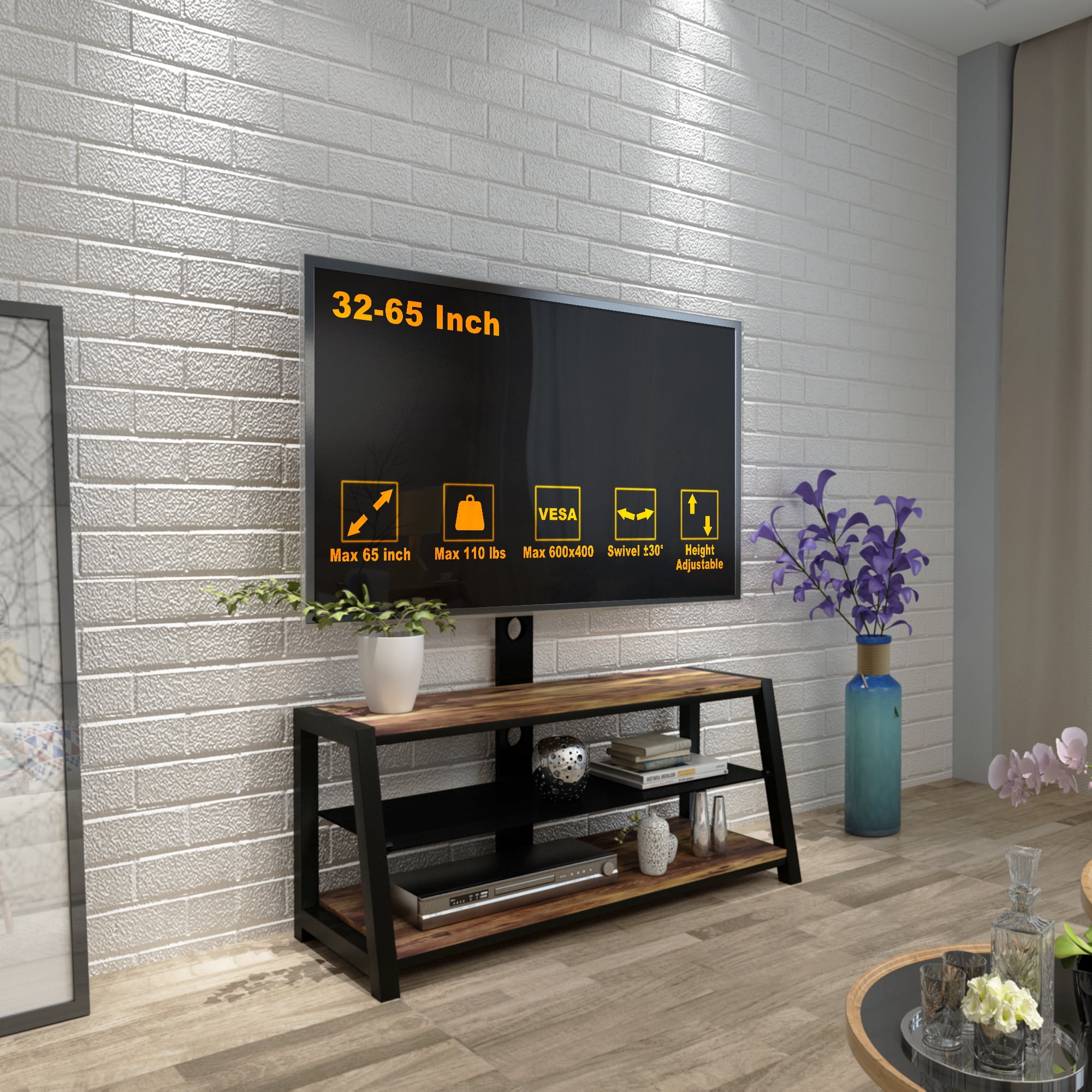 Tv feet walmart deals