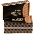 thumbnail image 1 of Wooden Strike on Box Matches - 240 Count Per Box - Kitchen Matches, Camping, Candles and Stove - Lot Bulk, Wholesale, Household Matches by EcoQuality (60), 1 of 3
