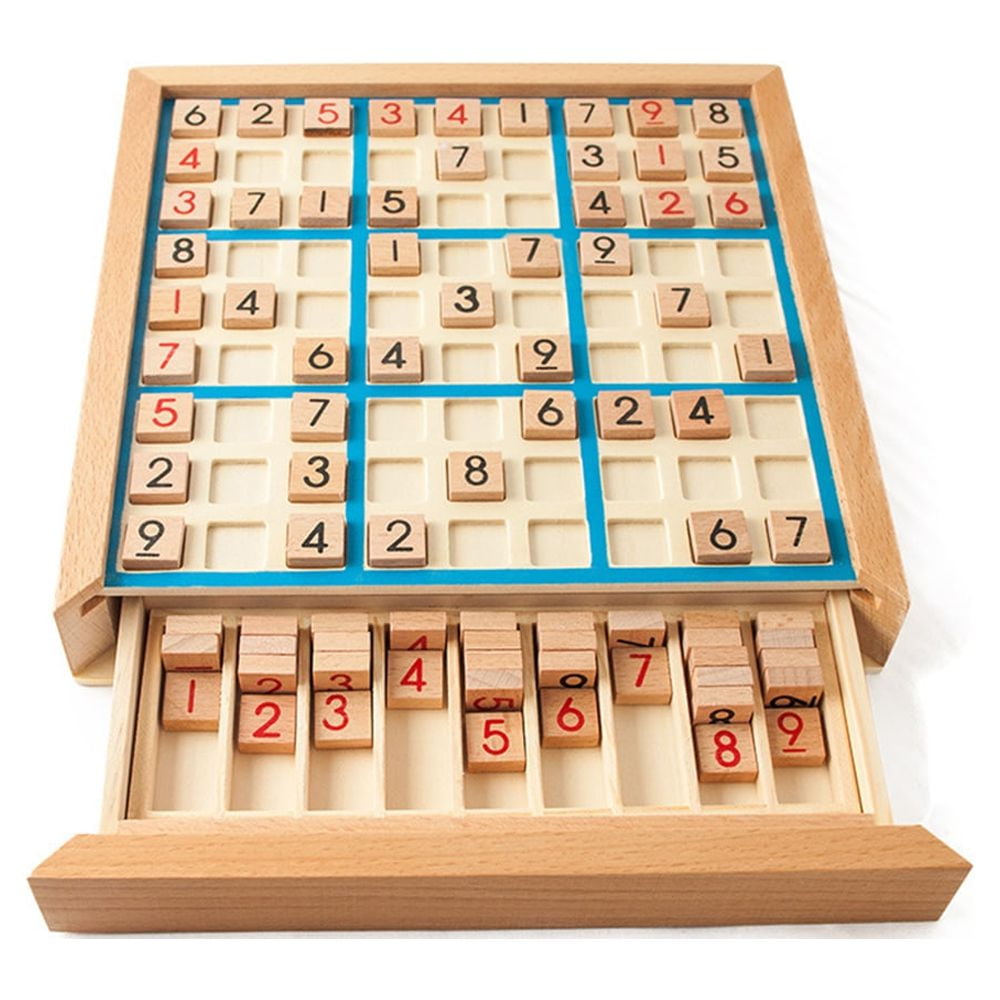 Wisewoodz Junior Sudoku Whizz made from wood 4x4 – Eco-friendly Sudoku Game  – wisewoodz