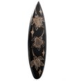 thumbnail image 1 of Wooden Surfboard w/ Turtle Ohana 30" - Hawaii Decor | #sur16e75, 1 of 2