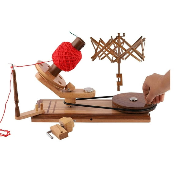Wooden Swift Yarn Winder | Fiber, Wool, String, Thread, Skein Holder | Knitting & Crochet, Winding & Dispensing Accessories | Hand Operated Umbrella Yarn Winder