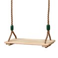 thumbnail image 1 of Wooden Swing Set - Indoor/Outdoor Recreational Swing Rope Toy for Kids, 1 of 8