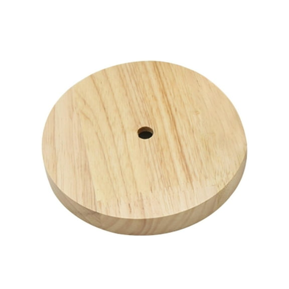 Wooden Table Lamp Base Easy to Use Attachments Decoration Holder for Bedside C