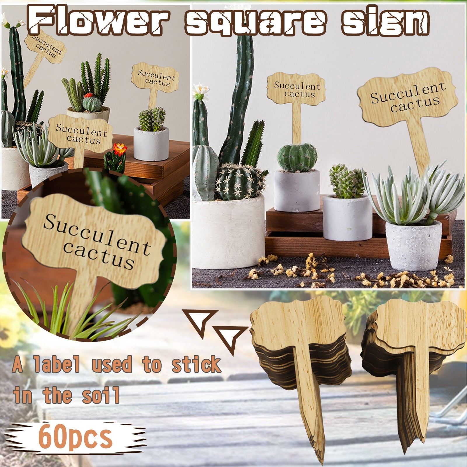 Wooden Tags For Outdoor Wooden Garden Sign Tags Garden Set Naming Names