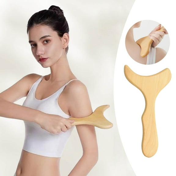 Massage Tools & Wooden Tail Gua Sha Board Ancient Tool for Facial Massage Circulation and Enhances Skin Tone Experience
