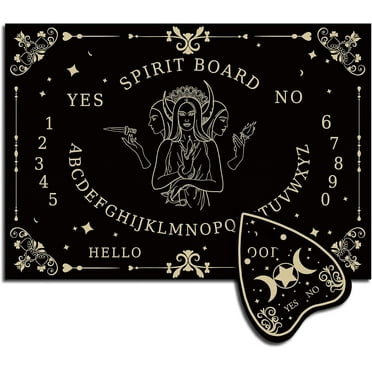 Tablero Espiritual De Madera - Juego De Adivinación Con Letras A-Z, Ideal Para Fiestas Temáticas Y Reuniones
