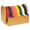 thumbnail image 1 of Wooden Tape Stand, 6.5 in. x 6.5 in.,10 in., Brown, 1 of 1