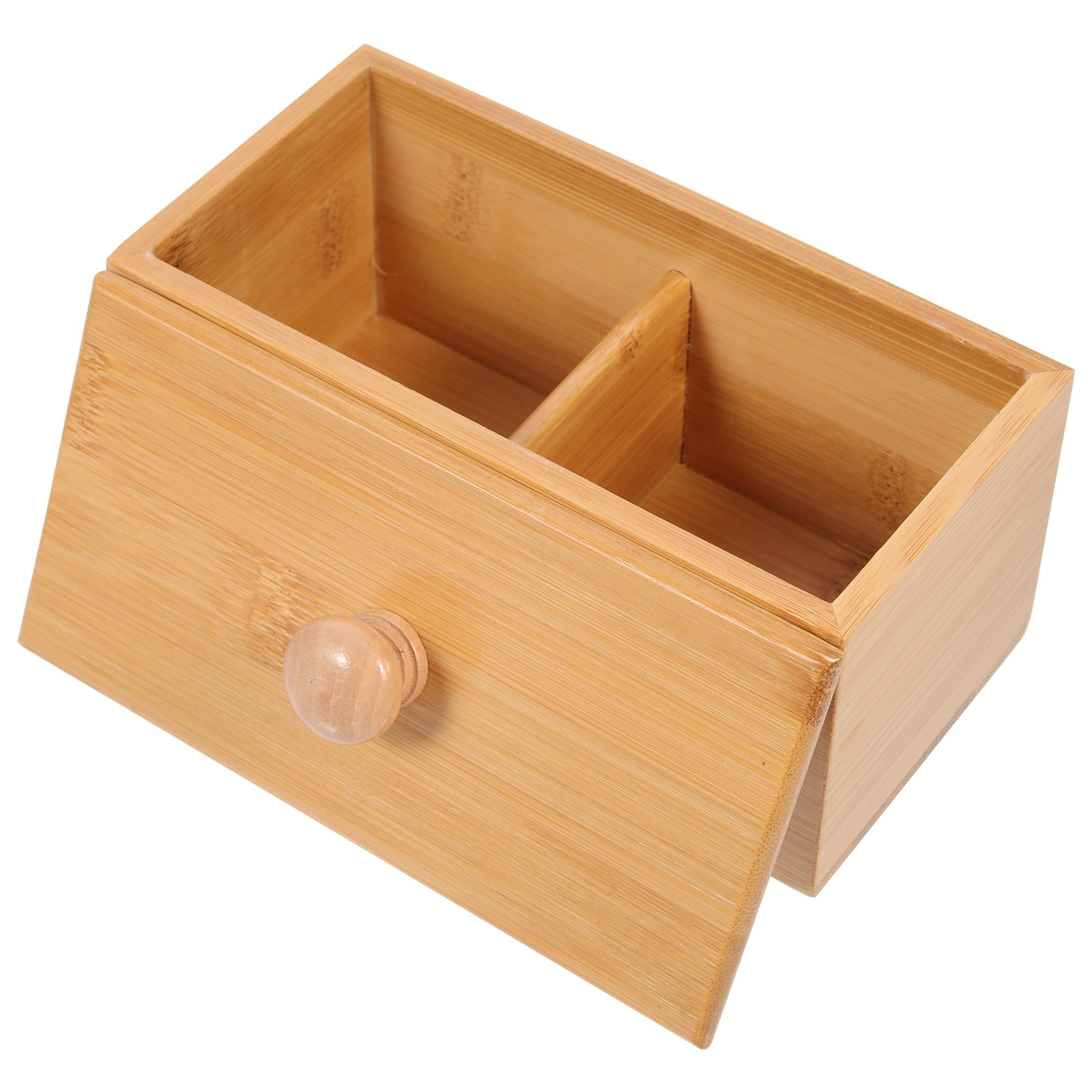 Wooden Tea Bag Holder Sugar Packet Storage Box Set Coffee Accessories