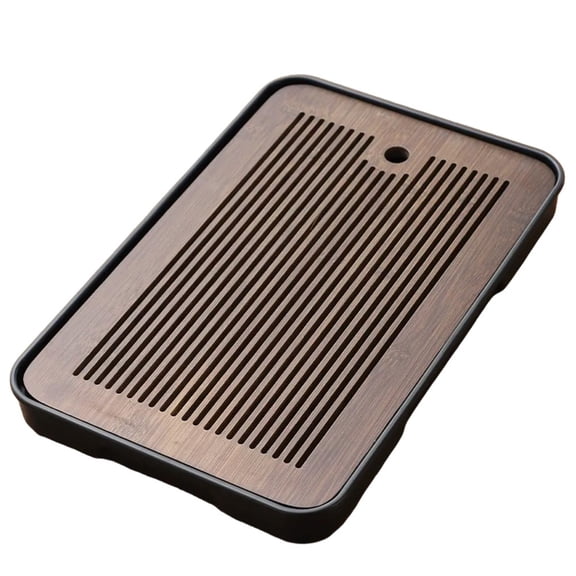 Wooden Tea Tray For Home Modern Minimalist Design, 32*19Cm, Brown