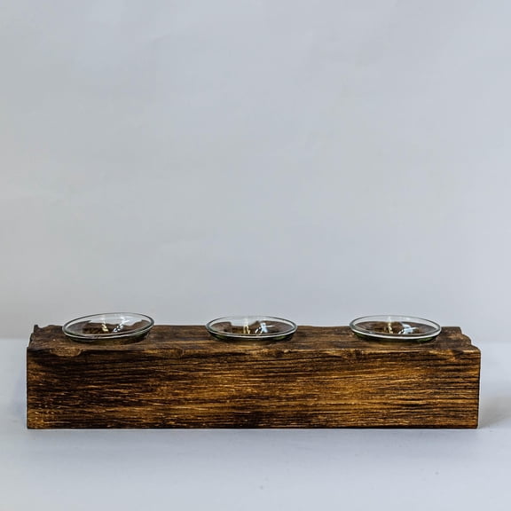 Wooden Tealight Candle Holder