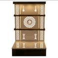 thumbnail image 1 of Wooden Temple For Home | Mandir With Drawer Cabinets | Mandir With LED Lights | Temple Puja Mandir For Hone And Office| Pooja Ghar Mandap, 1 of 4