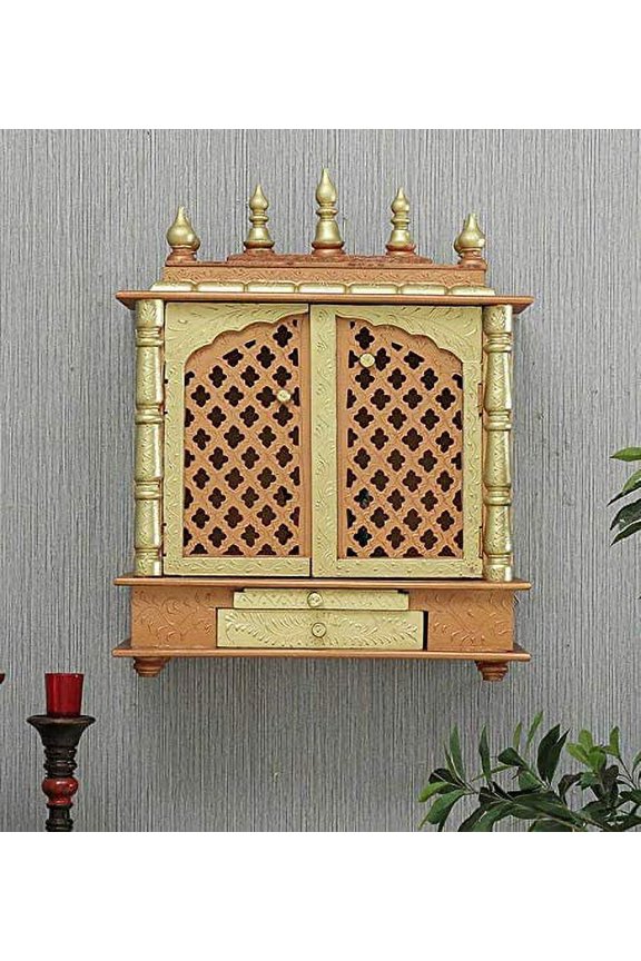 Wooden Temple/ Home Temple/ Pooja Mandir/ Pooja Mandap/ Temple for Home JORD713