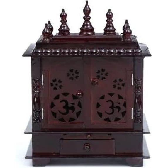 Devyom Houten Tempel Wit LED Licht voor Thuis en