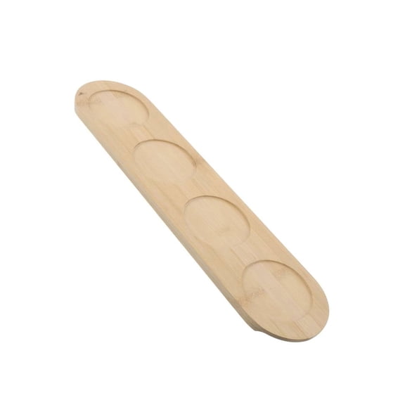 Wooden Tequila Shot Glass Display Tray With 6 Holes for Serving