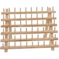 Wooden Thread Rack, Safe Eco Friendly Thread Holder Practical Easy