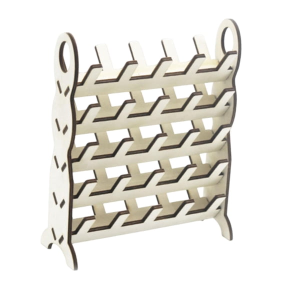 Wooden Thread Spool Rack Sewing Thread Holder Storage Organizer Crafted from Durable Wood for Quilting Embroidery DIY