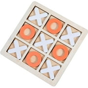 Wooden Tic TAC Toe Board Game XOXO Chess Board Game Educational Toys Noughts and Crosses for Adult Indoor Outdoor Travel Backyard Gifts