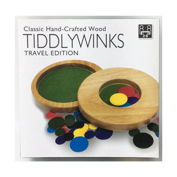 Wooden Tiddlywinks - Travel Edition New