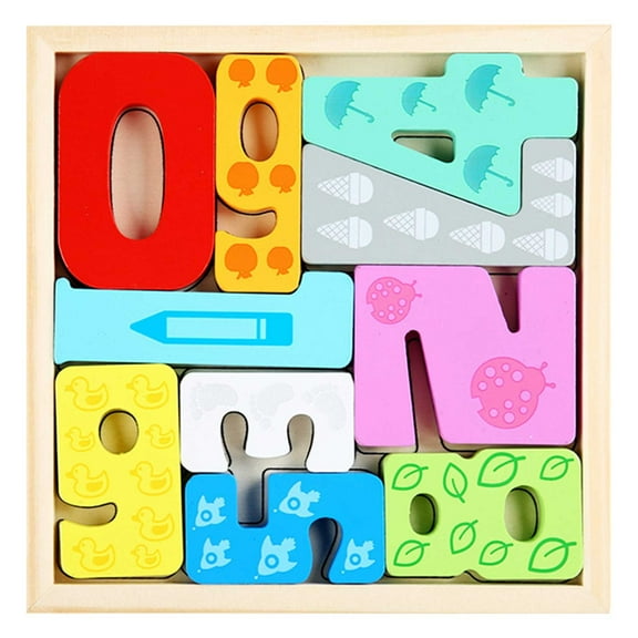 Wooden Toddler Puzzles, Montessori Toys for 1 2 3 Year Old Boys, Toys for 1 2 3 Year Old Boy Birthday Gifts, 12 Pack Numbers Toddler Learning Educational Puzzles