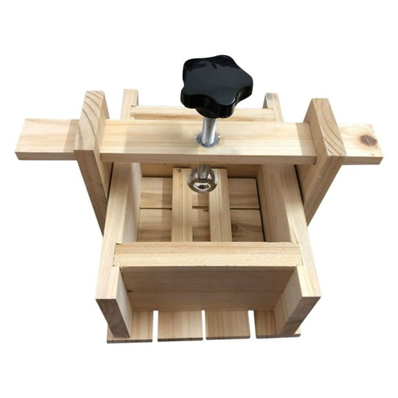 Wooden Tofu Cheese Maker Press, Paneer Cheese Mold, DIY Homemade Tofu Stamper, Easy-to-Use Tofu Making Tool for Kitchen, Home Cooking