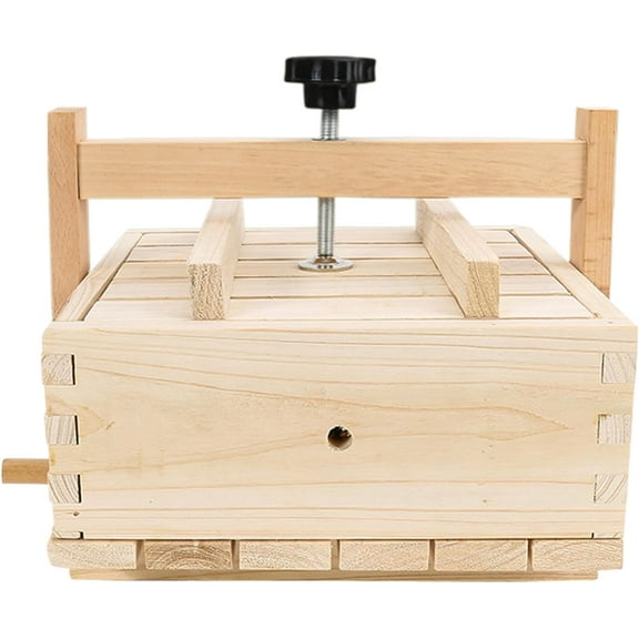 Wooden Tofu Press Mold: Homemade Tofu Maker Pressing Mold, Soybean Curd Making Machine, Cheese Maker Set for Home Kitchen, Tofu Making Kit for Tofu Lover Tofu Press Mold Box