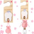 thumbnail image 1 of Wooden Tooth Fairy Set with Velvet Bag & Glass Bottle - Baby Teeth Keepsake Storage, Decorative Gift for Klds, Tooth Door Hanger for ChiIdren's Room & Classroom, 1 of 7