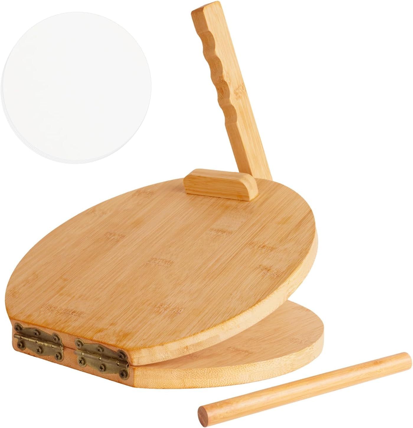 Wooden Tortilla Press Wood Tortilla Press Maker, with Rolling Pin ...