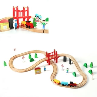 Wooden train set walmart online