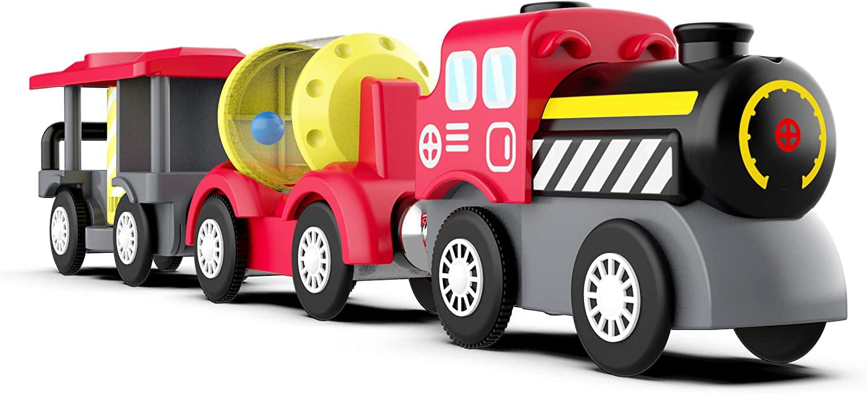 Wooden Train Track Accessories Battery Operated Train