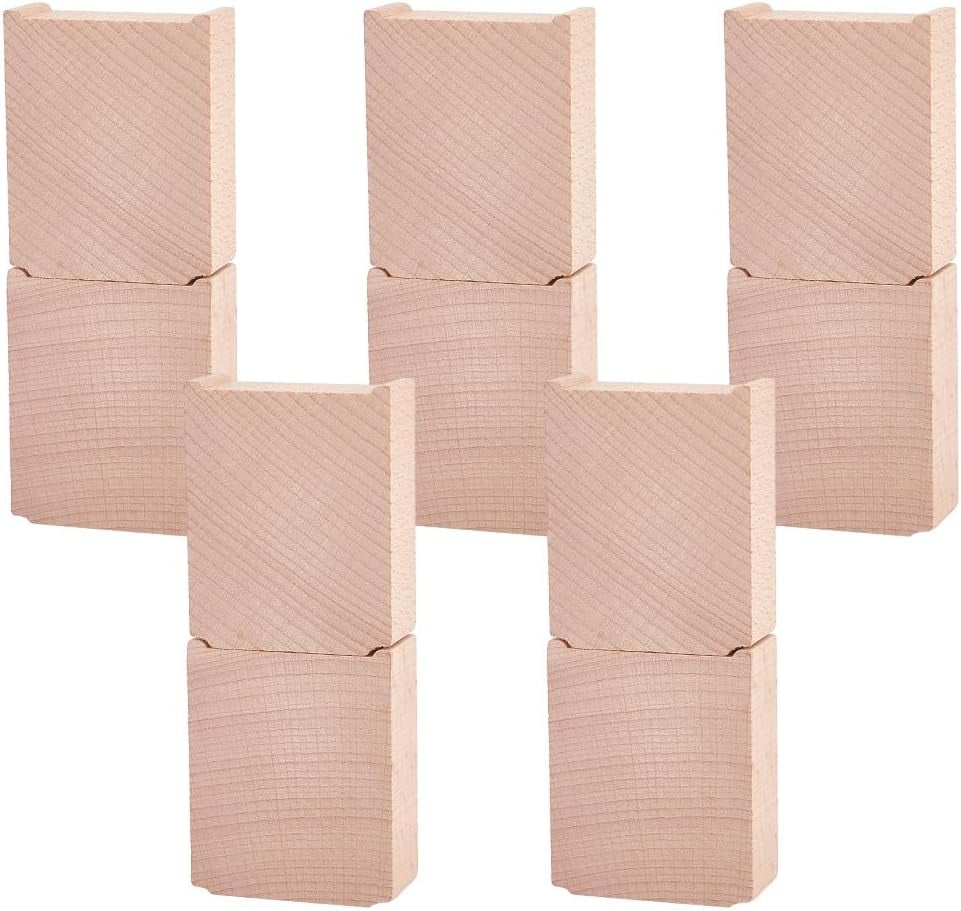 Wooden Train Track Risers Rectangle Tan 66x53x22mm - Walmart Business ...