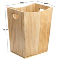 thumbnail image 1 of Wooden Trash Can, Rustic Farmhouse Style Trash Can for Bathroom, office, Bedroom and Living Room,Rustic Gray, 1 of 5
