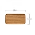 thumbnail image 1 of Wooden Tray Wood Pan Plate Fruit Dishes Saucer Tea Tray Dessert Dinner Plate Table Serving Plate Snacks Food Storage Dish, 1 of 6