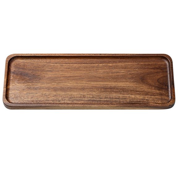 Wooden Tray for Serving Desserts Coffee and Snacks with Spacious Design