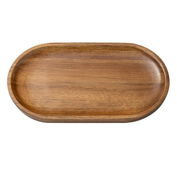 Wooden Tray for Serving Desserts Coffee and Snacks with Spacious Design
