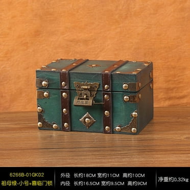 Small Treasure Box Pirate Chest Vintage Treasure Box Small Treasure