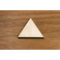 thumbnail image 1 of Wooden Triangle 4" (wide) X 1/8" unfinished pkg 100, 1 of 1