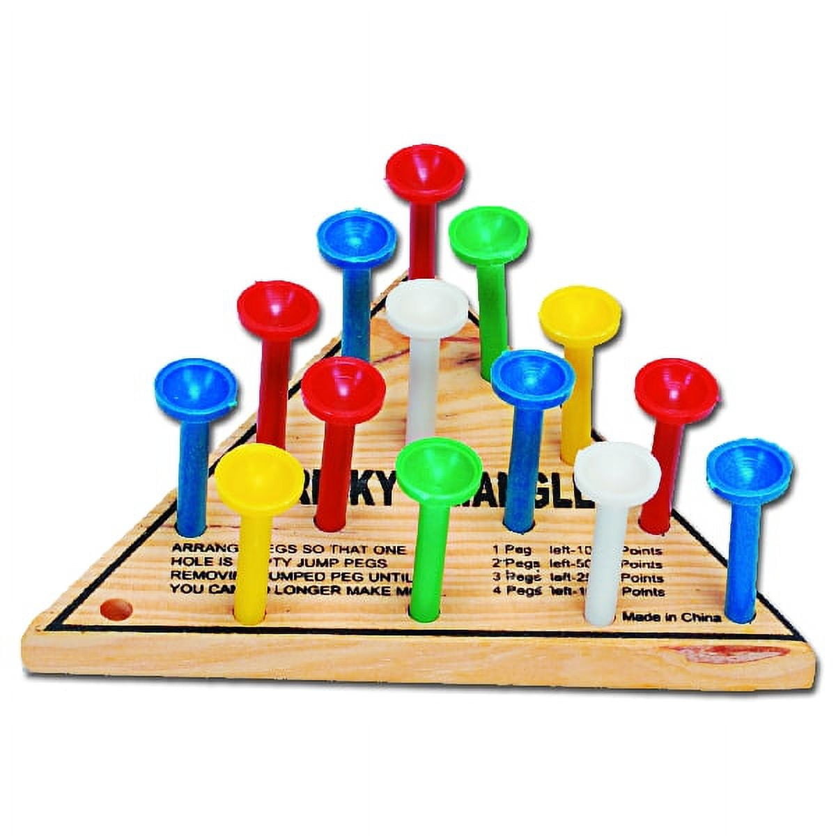 Wooden Game Pegs, Set of 10