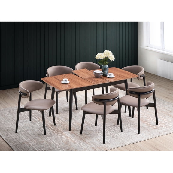 Wooden Turn Legs for Support | Ideal for Dining with Butterfly Leaf Furniture | Classic and Durable Option