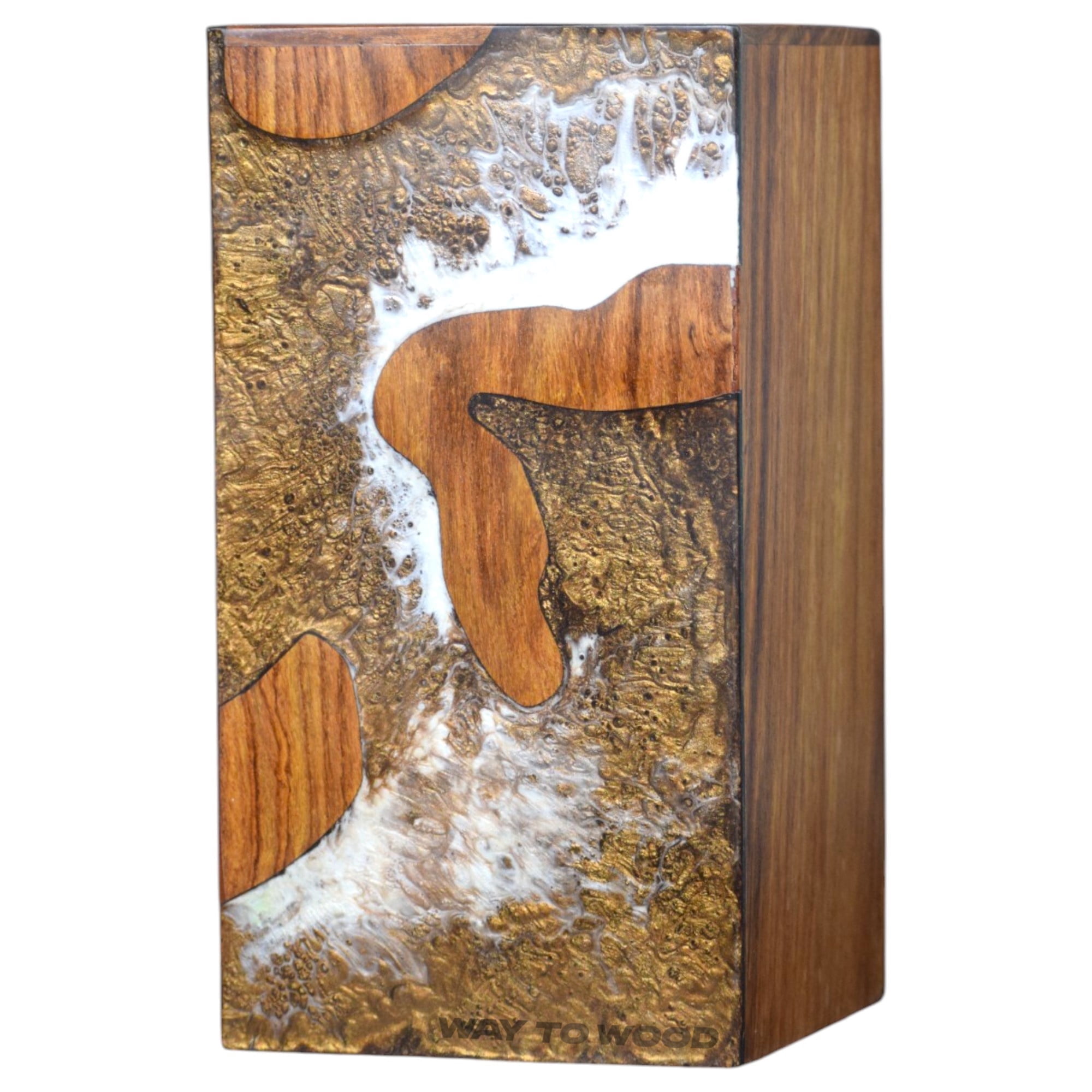 Wooden Urn for Human Ashes Adult Male/Female – Durable Cremation Urn for Ashes - Premium Memorial Urns for Adults – Suitable for Burial or Home Display