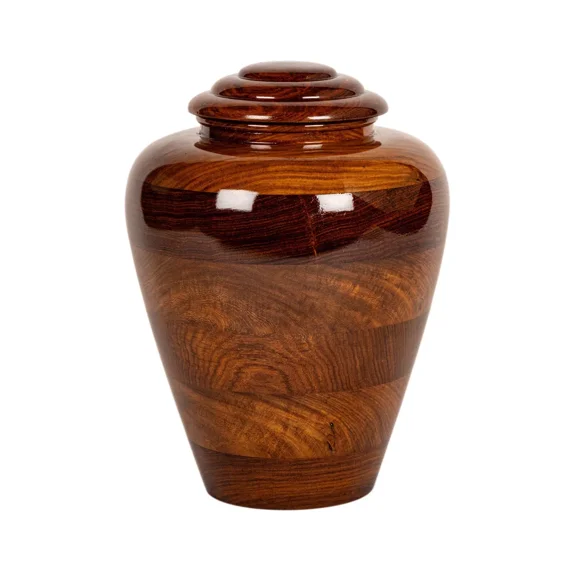 Wooden Urns for Human Ashes Decorative Urn for Ashes, Funeral Urns Wooden Cremation Urns Adult Male 200 Cubic Inches - Urn for Ashes for Women & Men - Burial and Funeral Urn