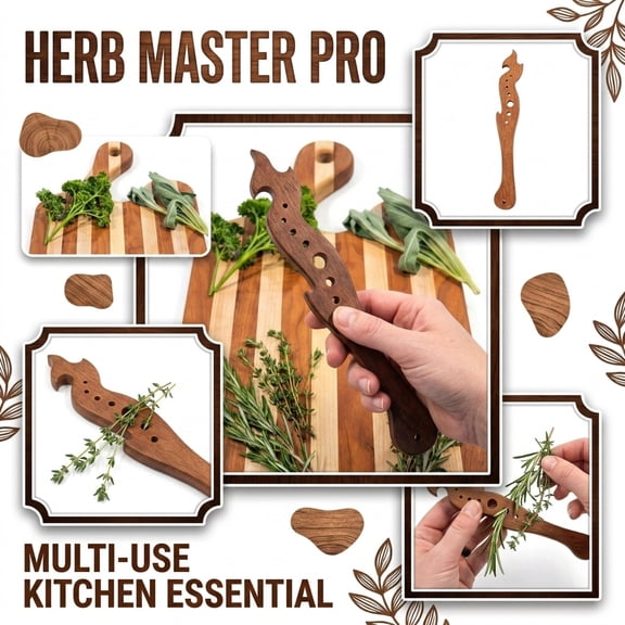 Wooden UtensilsforCooking, Kitchen Utensils, 12inSolid Wood, Multi-Purpose Kitchen Tools, HomeandKitchen, Daily Culinary Prep, Brown Finish, 1 Pc