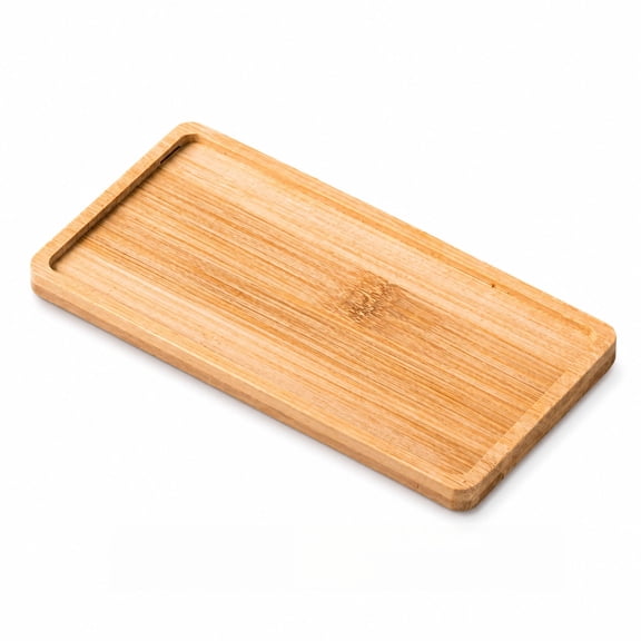 Wooden Vanity Tray Serving Tray Holder Vanity Plate Toilet Tank Tray Countertop Organizer Holder Bathroom Tray for Home Bathroom Rectangle