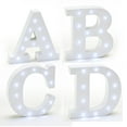 thumbnail image 1 of Wooden Vintage LED Marquee Letter - D, 1 of 1