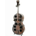 thumbnail image 1 of Wooden Violin Shaped Wine Rack-10 Bottle Decorative Wine Holder, 1 of 5