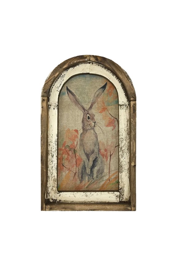 Wooden Wall Art Decor, 12 * 8 Inch Country Decor, 3D Vintage Rustic Farmhouse Decor with Frame, Perfect for Nursery, Home Office, Living Room Decorations & Gift